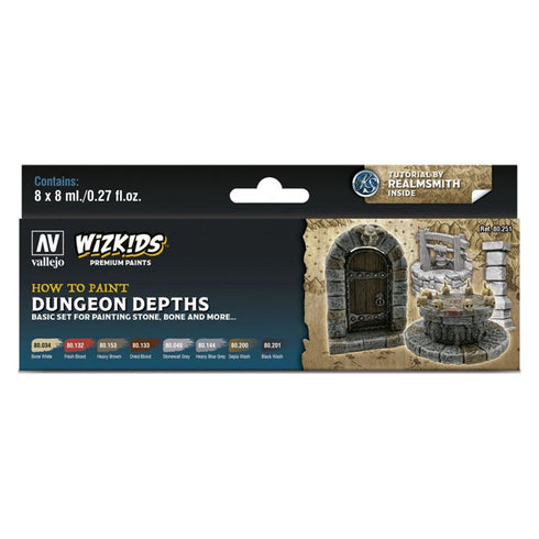 Wizkids Premium Paint Set by Vallejo Dungeon Depths
