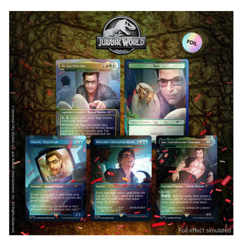 Magic Secret Lair x Jurassic World: Dr. Ian Malcolm Foil Edition