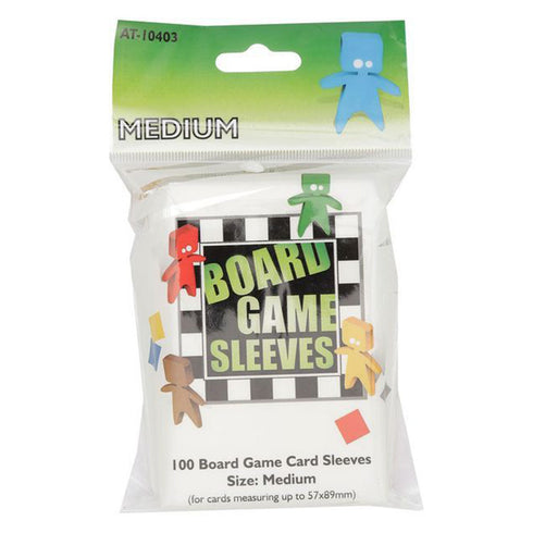 Dragon Shield Sleeves Board Game Clear Medium 57x89mm 100ct