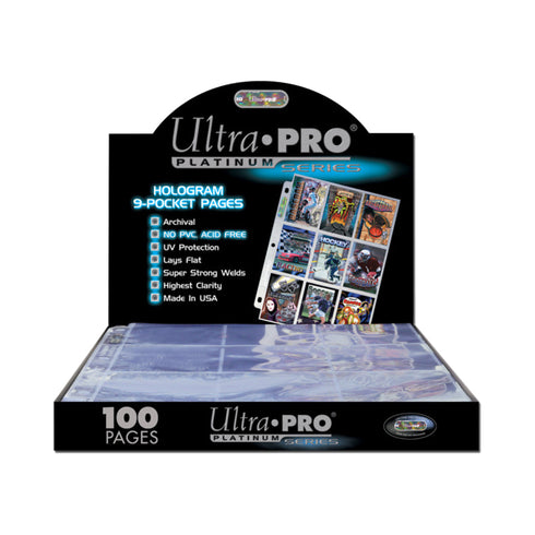Ultra Pro Platinum 9 Pocket HOLOGRAM Pages