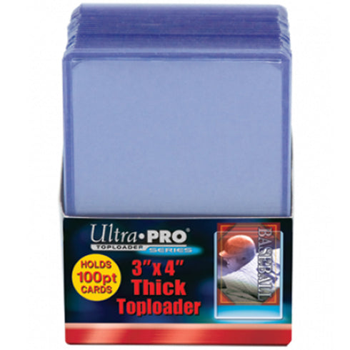 ULTRA PRO Top Loader 3" x 4" 100pt Clear