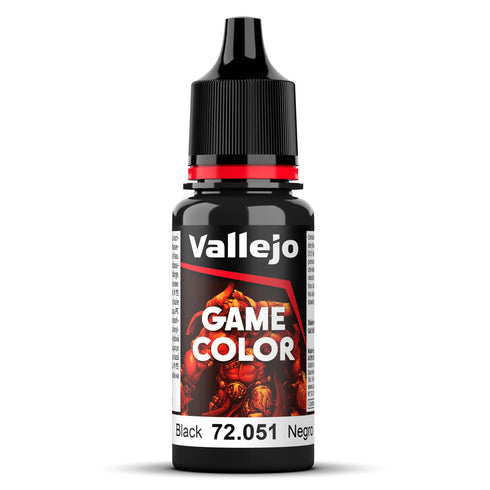 Vallejo Game Colour Black 18ml (72.051)
