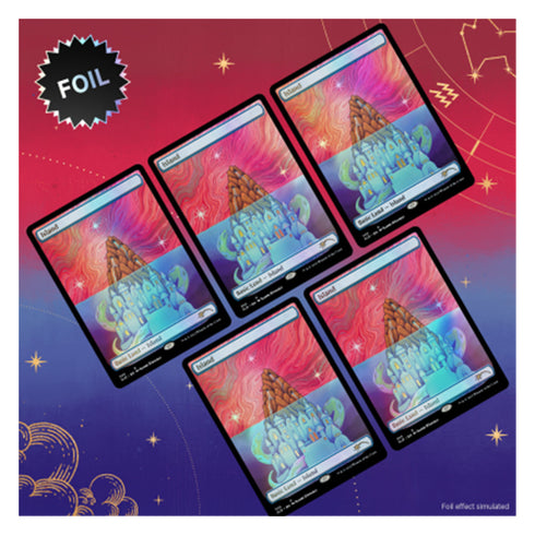 Secret Lair The Astrology Lands: Aquarius Foil Edition Magic the Gathering