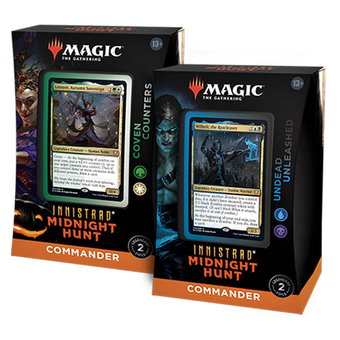 Magic Innistrad Midnight Hunt Commander Decks (Pair) MTG