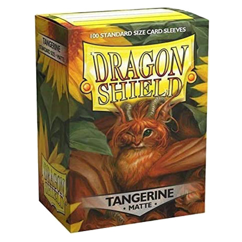 Dragon Shield Standard 100ct Tangerine MATTE Sleeves