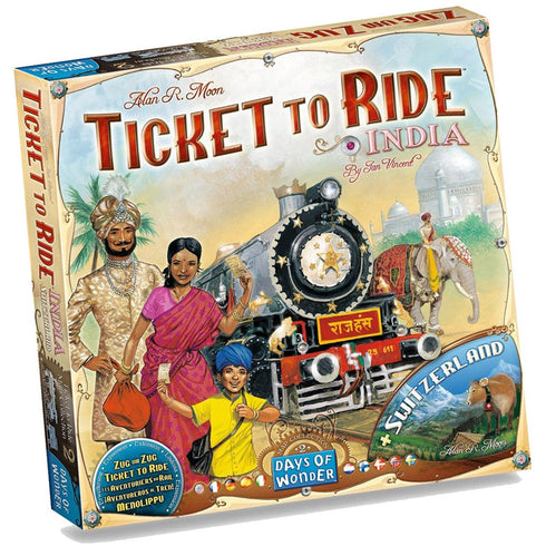 Ticket to Ride India & Switzerland Expansion