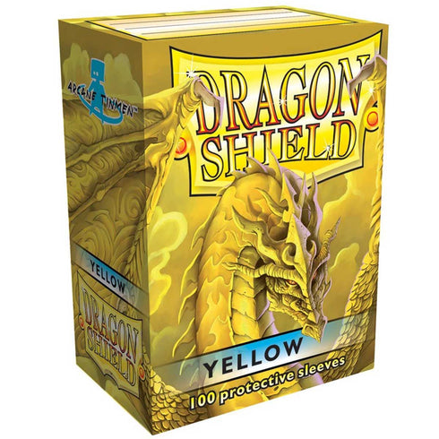 Dragon Shield Standard 100ct Yellow 63x88mm Sleeves