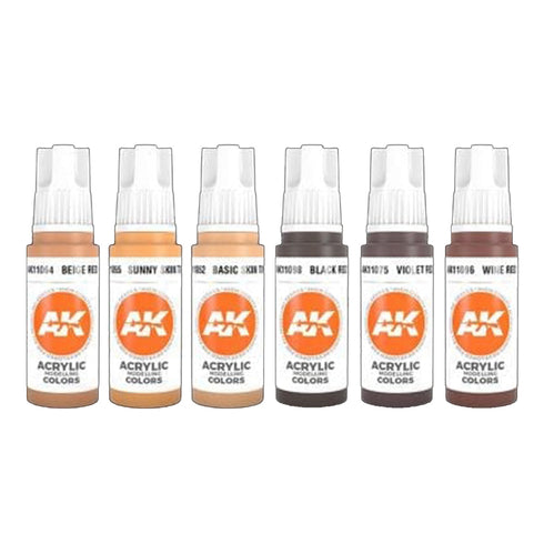 Ak Interactive 3Gen Sets - Human Flesh Tones