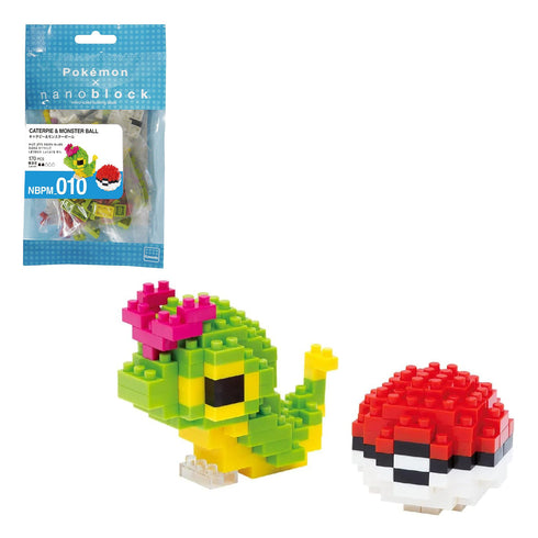 Pokemon - Caterpie & Poke Ball Nanoblock