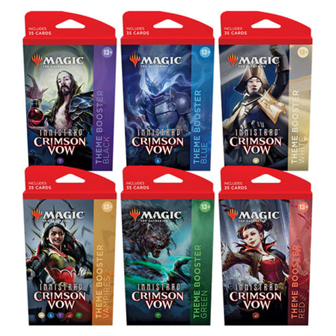 Innistrad Crimson Vow Theme Boosters (Set of 6) Magic the Gathering MTG