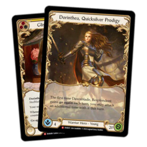 Flesh and Blood Classic Battles Rhinar vs Dorinthea