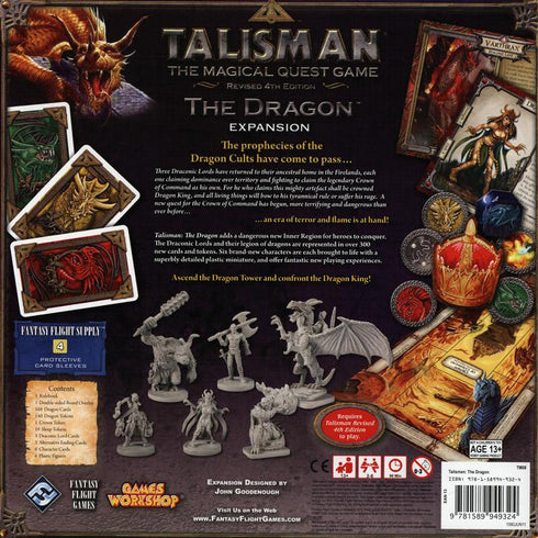TALISMAN 4th Revised Edition THE DRAGON Expansion