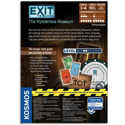 Exit the Game the Mysterious Museum