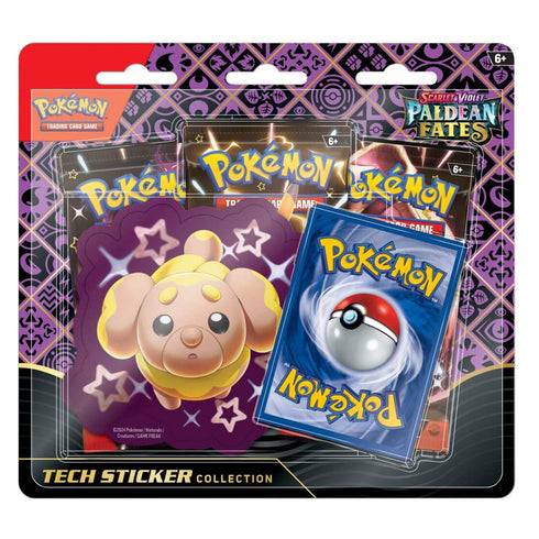 Scarlet & Violet Paldean Fates Tech Sticker Blisters (Set of 3) POKEMON TCG
