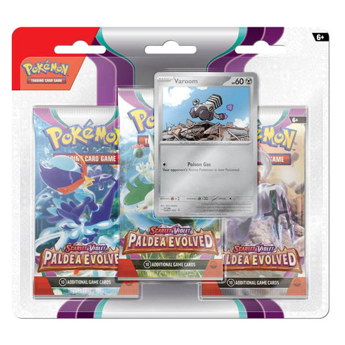 Scarlet & Violet Paldea Evolved Three Booster Blister (Pair) POKEMON TCG