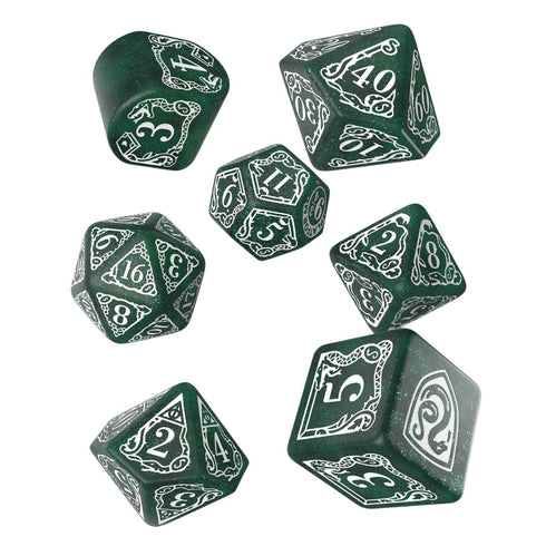 Q Workshop Harry Potter Modern Dice Set - Slytherin - Green Dice Set 7