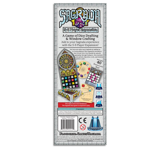 Sagrada 5-6 Player Expansion