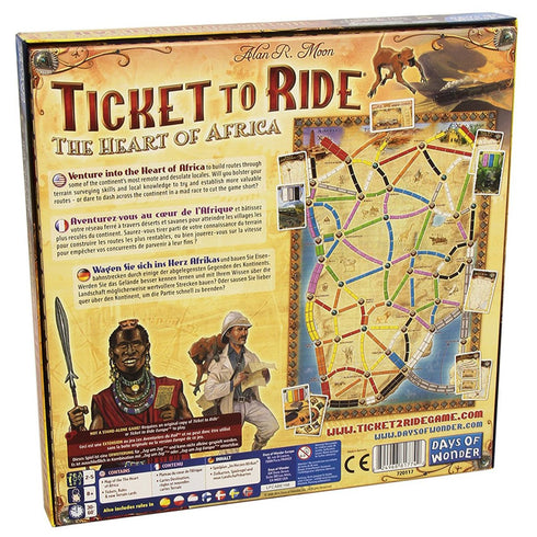 Ticket to Ride Heart of Africa Expansion
