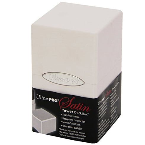 ULTRA PRO - Satin Tower - White Deck Box Card Storage