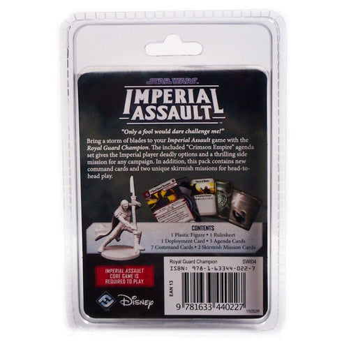 Star Wars Imperial Assault Royal Guard Champion Villain Pack