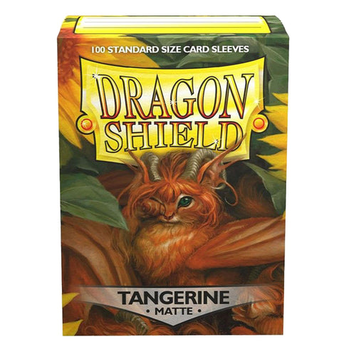 Dragon Shield Standard 100ct Tangerine MATTE Sleeves