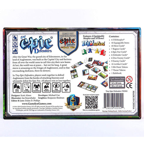 Tiny Epic Defenders 2nd Edition