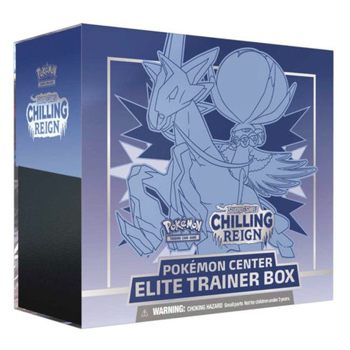 Pokemon TCG Chilling Reign Pokemon Center Exclusive Elite Trainer Boxes (Pair)