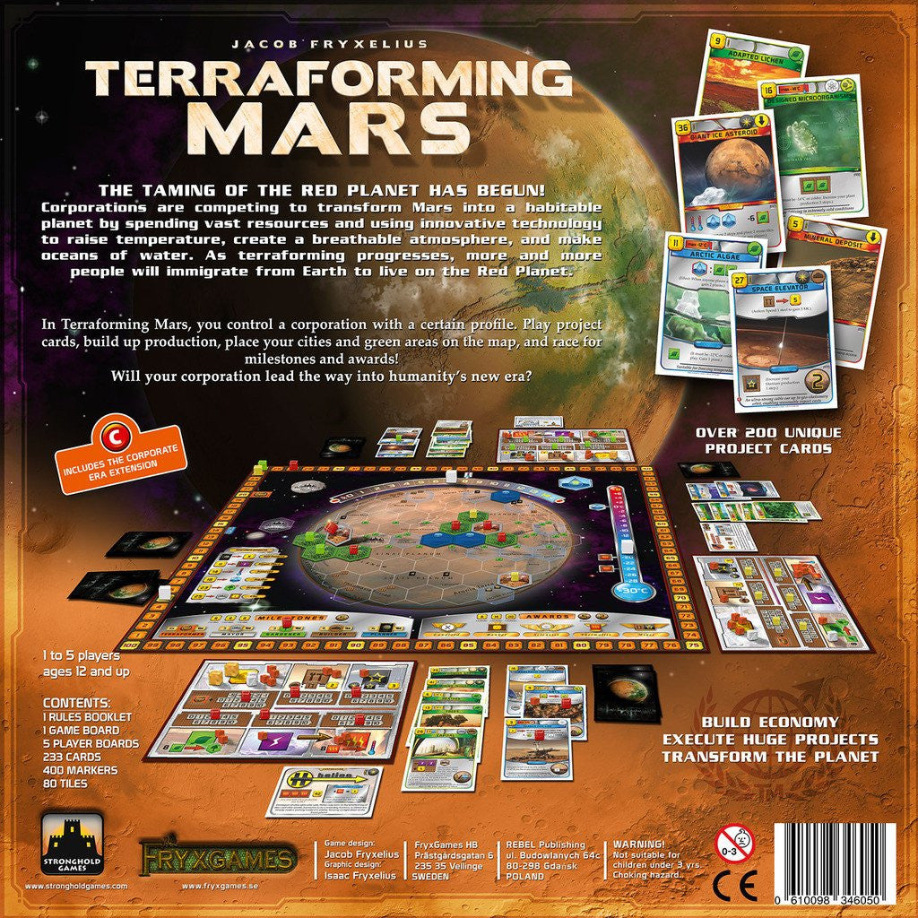 Terraforming Mars  Board Game – Gameology