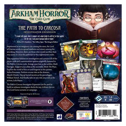 Arkham Horror LCG The Path to Carcosa Investigator Expansion