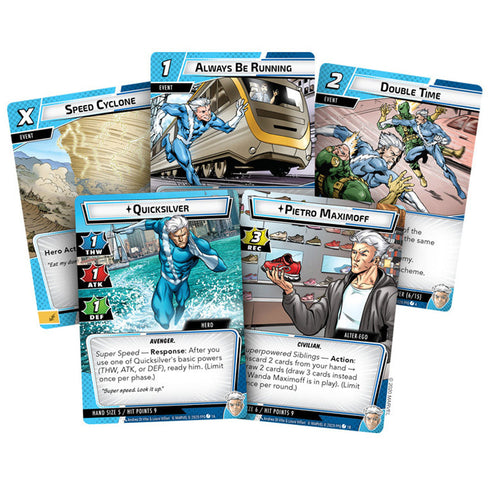 Marvel Champions LCG Quicksilver Hero Pack