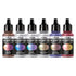 Vallejo Eccentric The Shifters Space Dust 6 Colour Set Acrylic Airbrush Paint