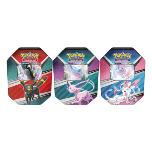 POKEMON V Heroes Tins (Set of 3) - Each tin contains 4 booster pack