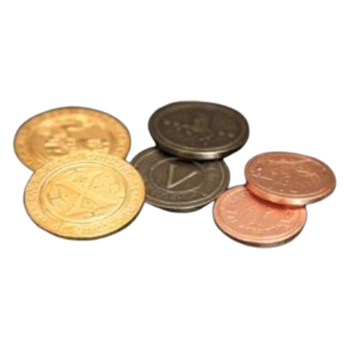 Metal Coins Roman Numeral 50 coins per set