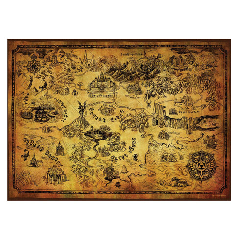 The OP The Legend of Zelda Hyrule Map Puzzle 1000 pieces