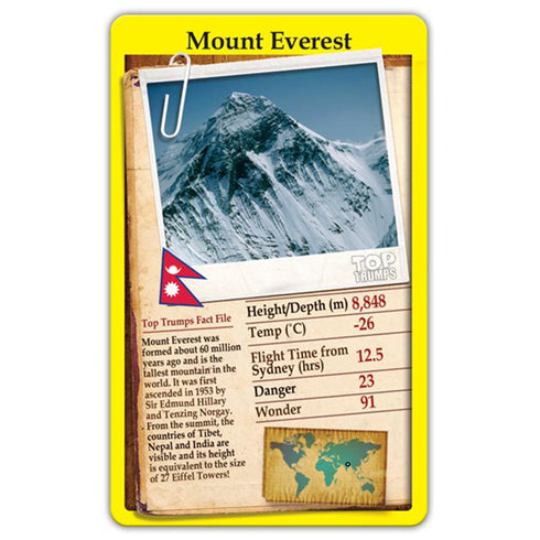 Wonders of the World Top Trumps