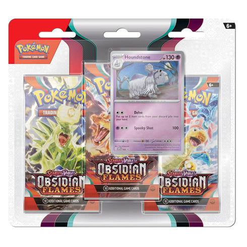 Scarlet & Violet Obsidian Flames Three Booster Blister (Pair) POKEMON TCG