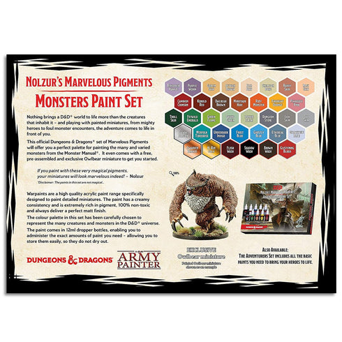D&D Nolzurs Marvelous Pigments Monster Paint Set