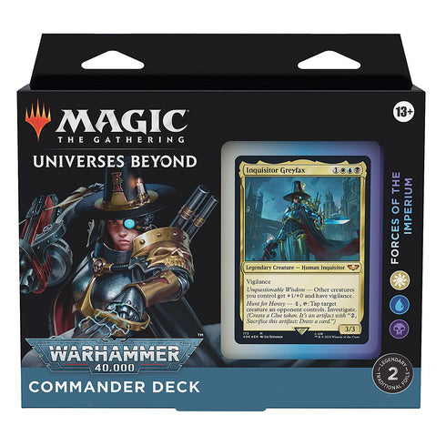 Magic Warhammer 40K Universes Beyond Commander Decks Regular Edition (Set of 4)
