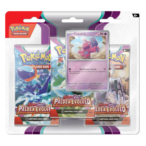Scarlet & Violet Paldea Evolved Three Booster Blister (Pair) POKEMON TCG