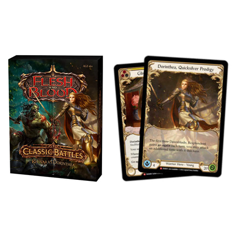 Flesh and Blood Classic Battles Rhinar vs Dorinthea