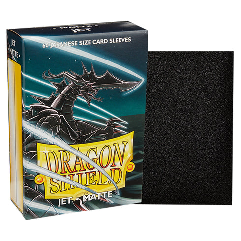 Dragon Shield Japanese 60ct Jet MATTE 59x86mm Sleeves