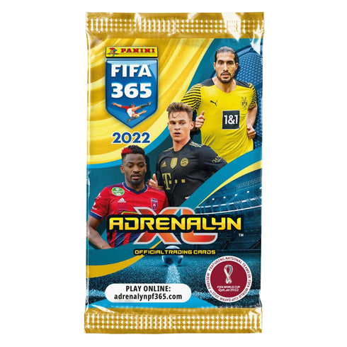 PANINI Adrenalyn FIFA 365 2022 Soccer Cards Display