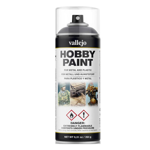 Vallejo Gunmetal Aerosol Spray Paint 400ml (28.031)