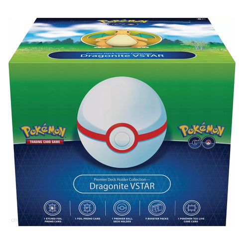 Pokemon GO Premier Deck Holder Collection Dragonite VSTAR POKEMON TCG