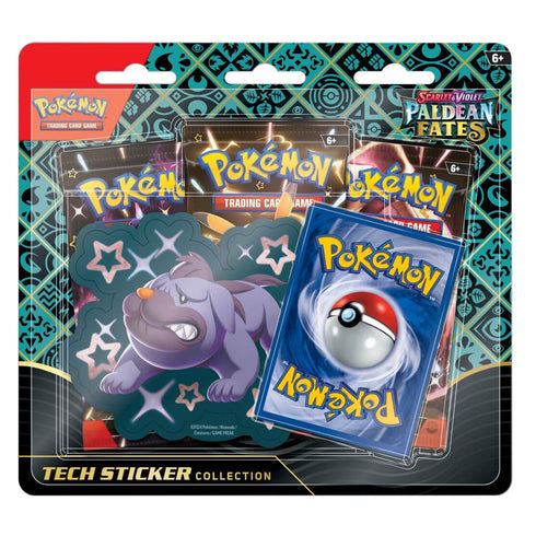 Scarlet & Violet Paldean Fates Tech Sticker Blisters (Set of 3) POKEMON TCG