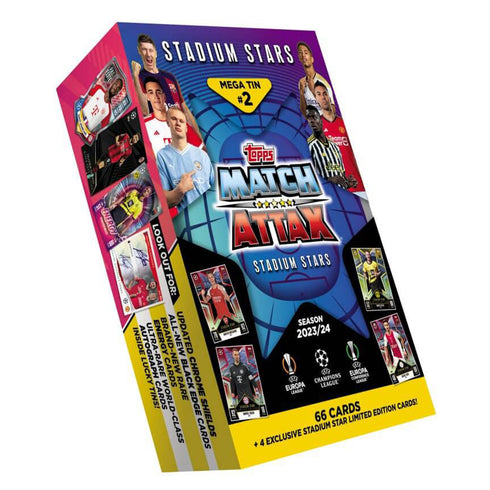 UEFA Match Attax Champions League 2023/2024 Edition Mega Tins (Set of 4)