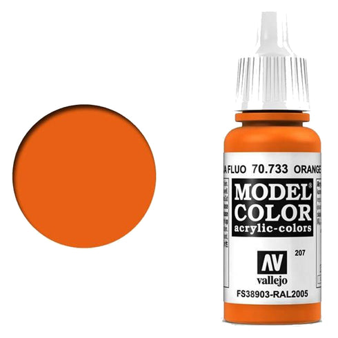 Vallejo Model Colour - Fluorescent Orange 17 ml