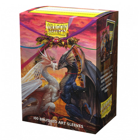 Dragon Shield Standard 100ct Brushed Art Valentine Dragons 2023 Sleeves
