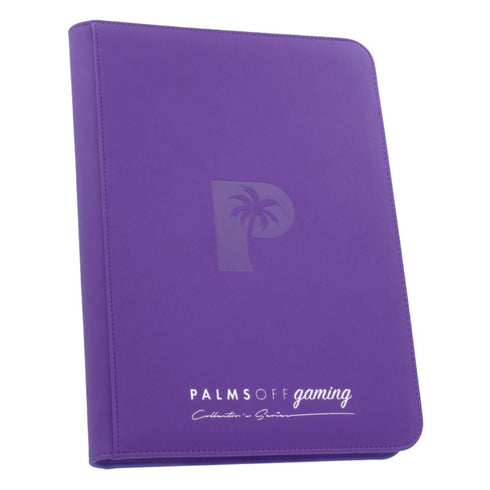 Collector's Series 9 Pocket Zip Trading Card Binder - PURPLE
