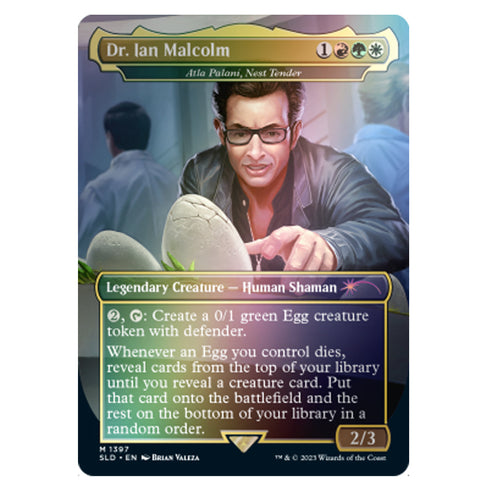 Magic Secret Lair x Jurassic World: Dr. Ian Malcolm Foil Edition